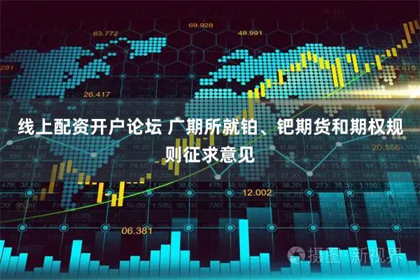 线上配资开户论坛 广期所就铂、钯期货和期权规则征求意见